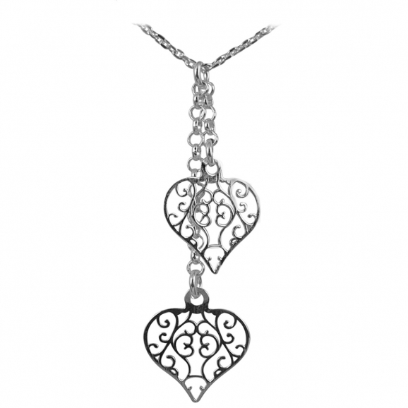 Bijou collier Coeur Saint Valentin