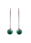 Boucles d'oreilles turquoise, argent