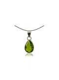 Pendentif-péridot-vert-goutte