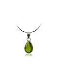 Pendentif-péridot-vert-goutte