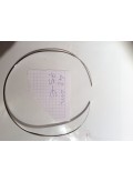 Torque en argent massif 42 cm