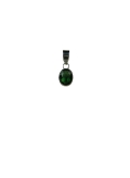 Pendentif en quartz vert, argent