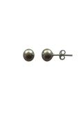 Boucles d'oreilles-puce- boule en argent 