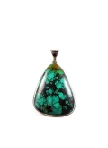 Pendentif turquoise et argent