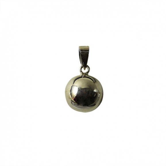 Pendentif argent - boule - bola