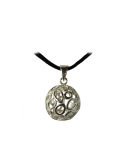 Pendentif argent - boule moderne