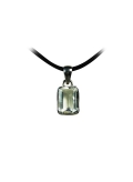 Bijou - pendentif cristal de roche blanc -pierre semi precieuse