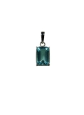 Pendentif topaze bleue, pierre bleue