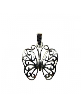 Pendentif papillon-argent-REFLETS DE BIJOUX