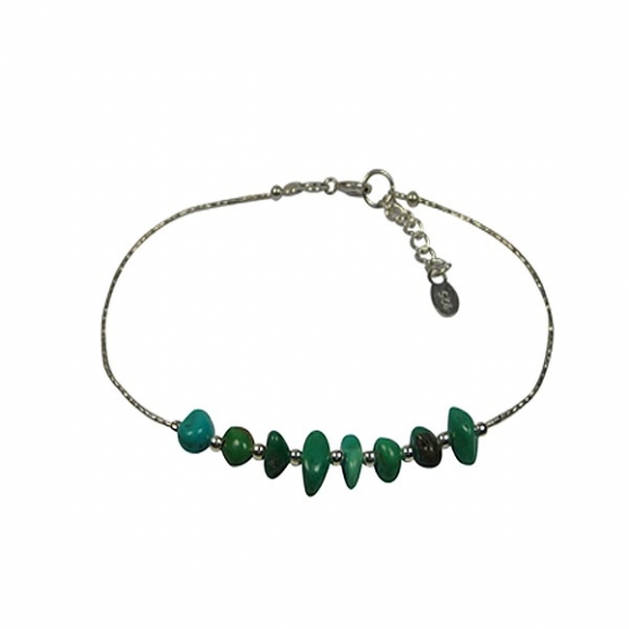 Bracelet turquoise - pierres fines en turquoise