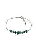 Bracelet turquoise - pierres fines en turquoise