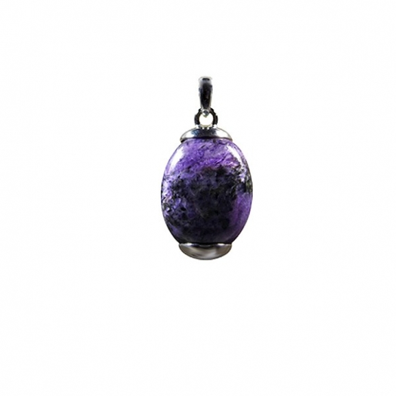 Bijoux Pendentif Charoite, pierre rare