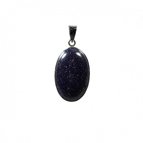 Pendentif en blue sand stone - Reflets de Bijoux