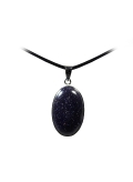 Pendentif en blue sand stone scintillant