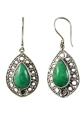 Boucles d'oreilles en amazonite