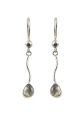 Boucles d'oreilles en larme de pierre de lune